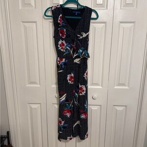 Apt. 9 Black Floral Jumpsuit